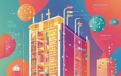 Abstract visualization of diverse healthcare data feeding into an AI model